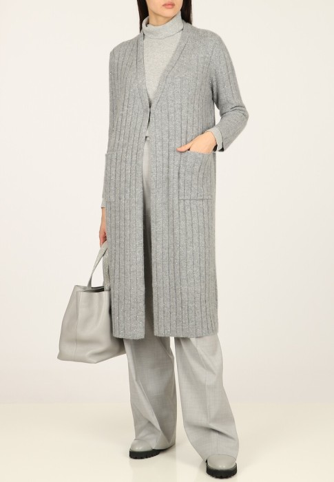 кардиган  из италии вид сбоку