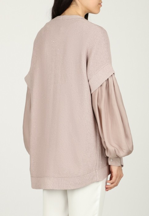 кардиган  из италии вид сбоку