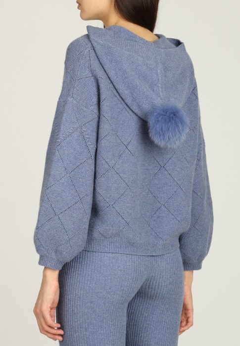 кардиган  из италии вид сбоку