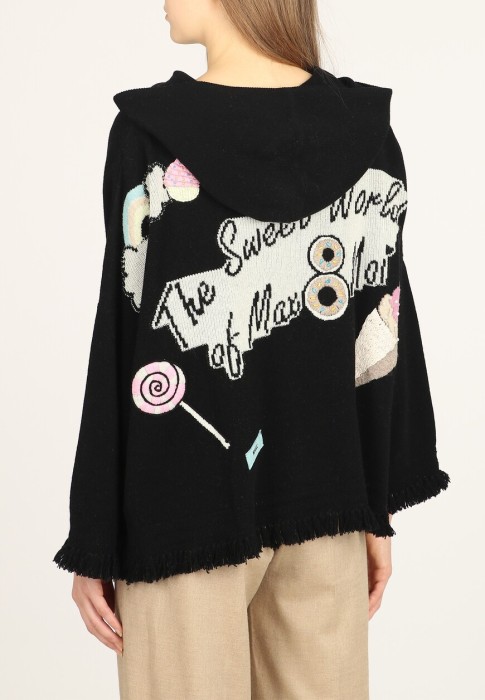 кардиган  из италии вид сбоку