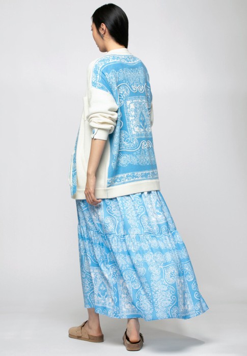 кардиган  из италии вид сбоку