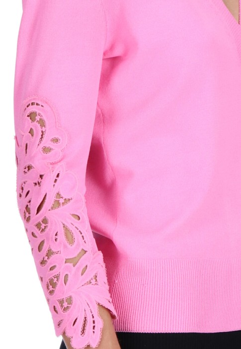 кардиган  из италии вид сбоку