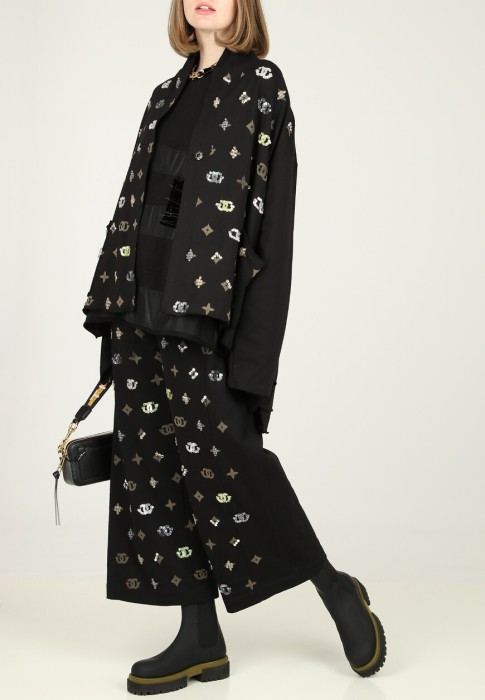 кардиган  из италии вид сбоку