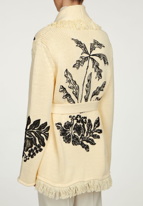 кардиган  из италии вид сбоку