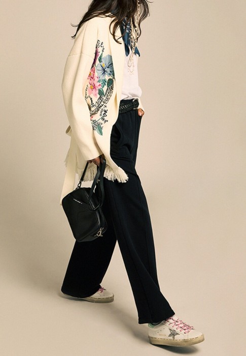 кардиган  от бренда golden goose вид слева