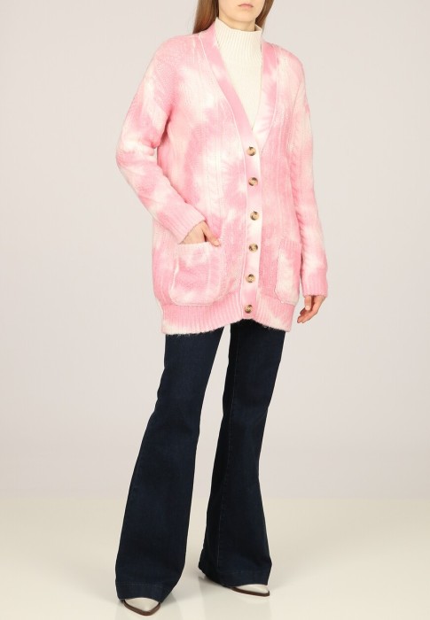 кардиган  из италии вид сбоку