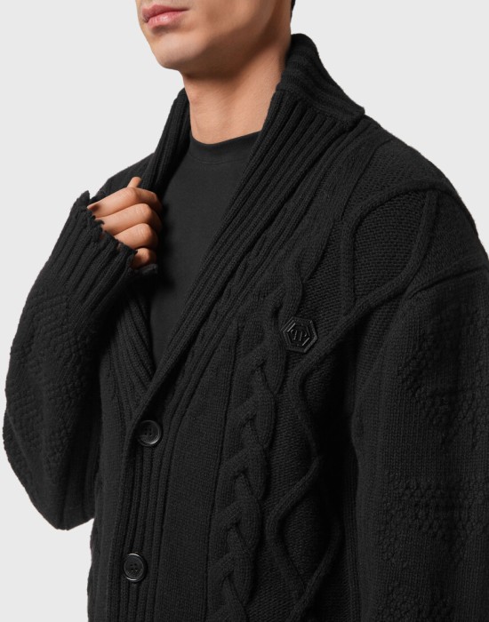 кардиган  из америки вид сбоку