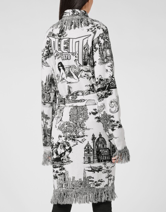 кардиган  из америки вид сбоку