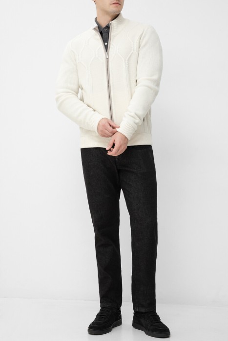 кардиган  из кашемира спереди