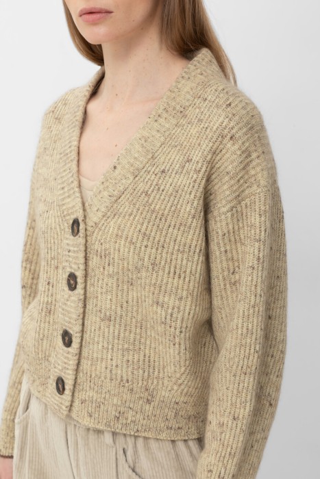 кардиган  из италии вид сбоку