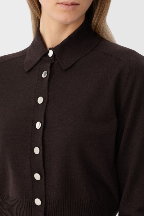 кардиган  из италии вид сбоку