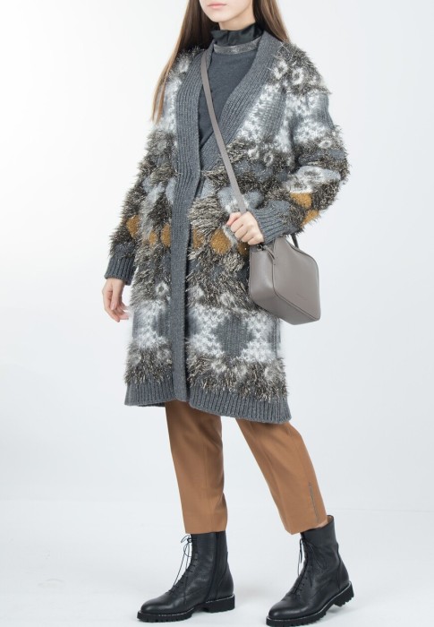 кардиган  из италии вид сбоку