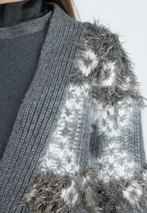 кардиган  из проверенных материалов спереди