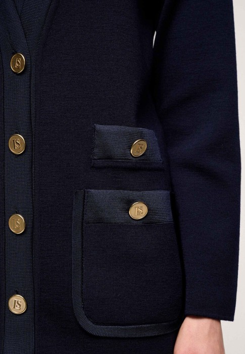 кардиган  из проверенных материалов спереди