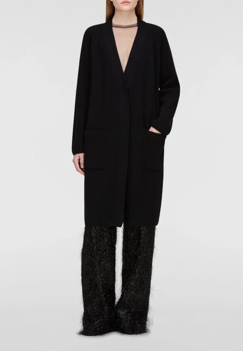 кардиган  из италии вид сбоку