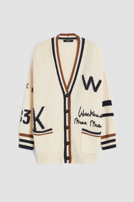 кардиган  из хлопка спереди