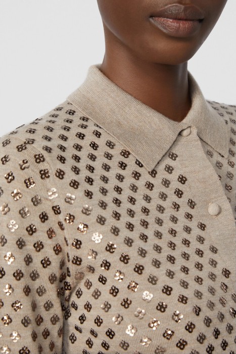 кардиган  из италии вид сбоку