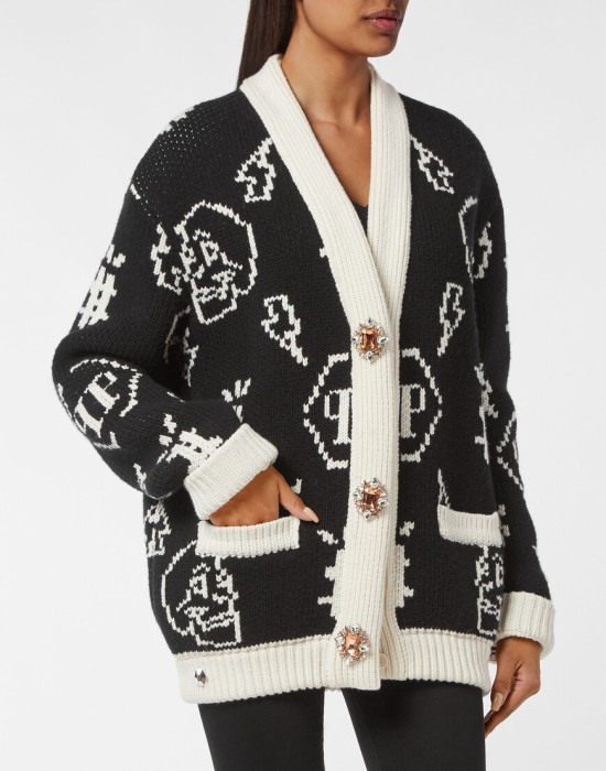 кардиган  от бренда philipp plein вид слева