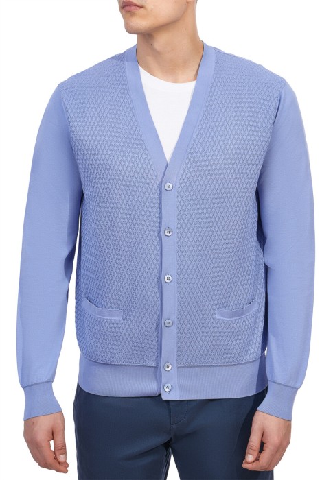 кардиган  из англии вид сбоку