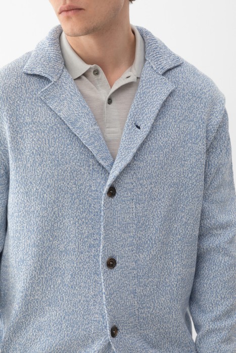 кардиган  из италии вид сбоку