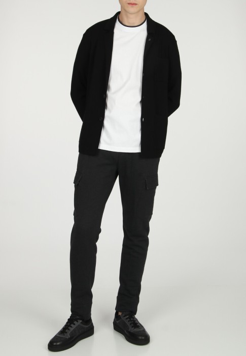 кардиган  из италии вид сбоку