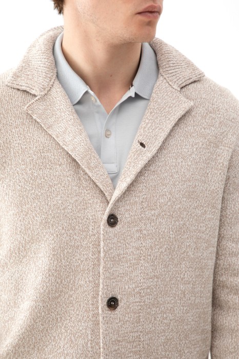 кардиган  из италии вид сбоку