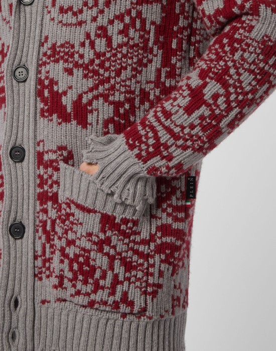 кардиган  из америки вид сбоку