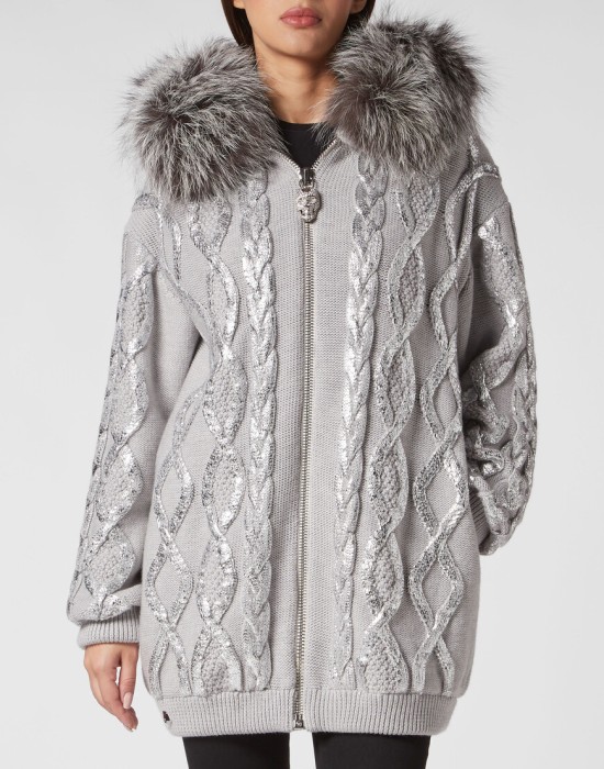 кардиган  от бренда philipp plein вид слева