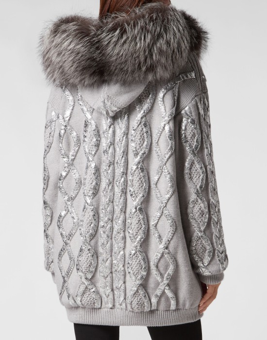 кардиган  из америки вид сбоку