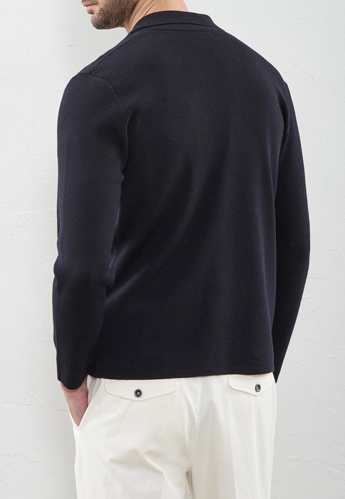 кардиган  из италии вид сбоку