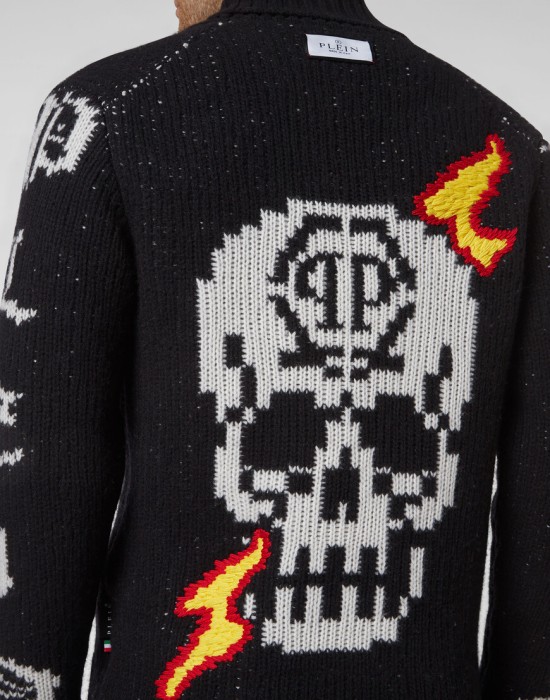 кардиган  из америки вид сбоку