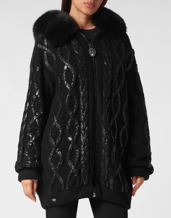 кардиган  от бренда philipp plein вид слева