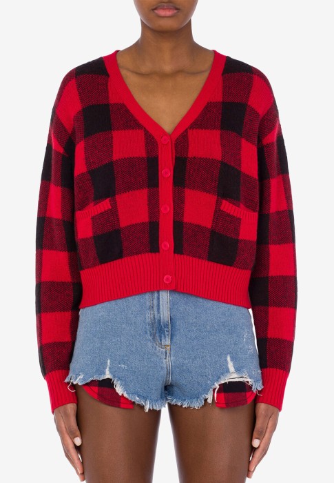 кардиган  от бренда moschino jeans вид слева