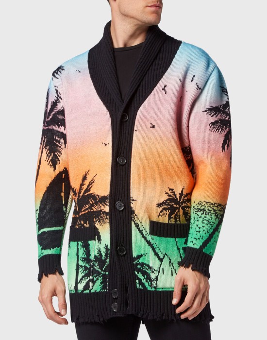 кардиган  от бренда philipp plein вид слева
