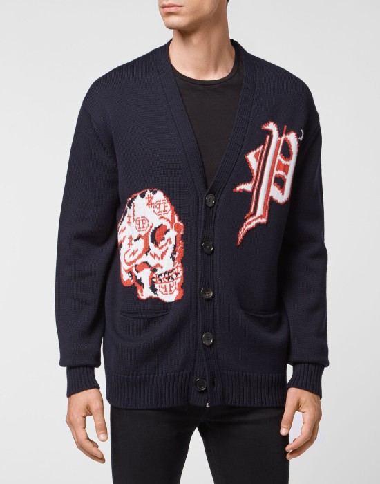 кардиган от бренда philipp plein вид слева