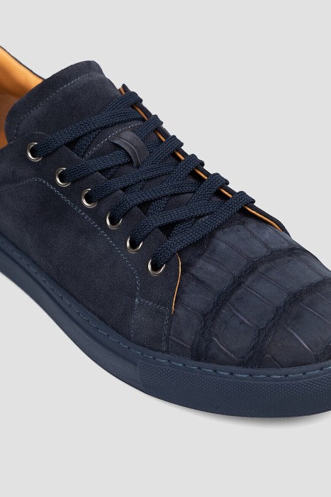 кеды  из льна спереди