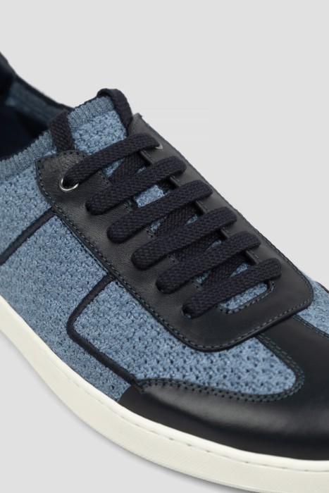 кеды  из кожи спереди