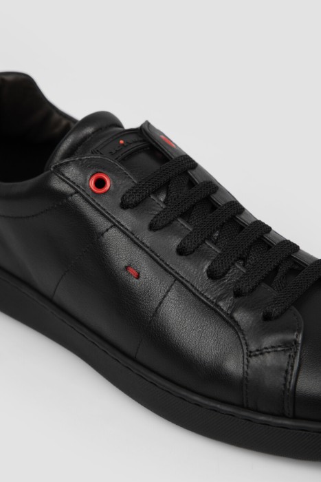 кеды  из кожи спереди