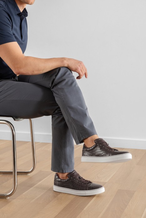 кеды  от бренда bardini вид слева