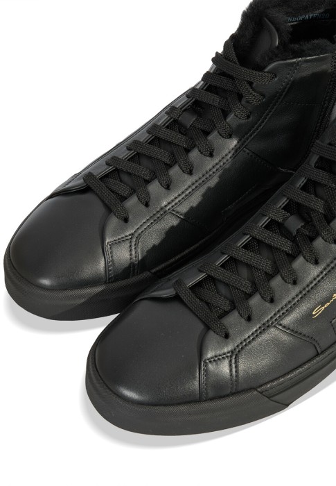 кеды  от бренда santoni вид слева