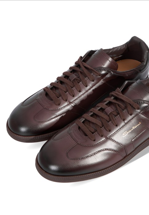 кеды  от бренда santoni вид слева