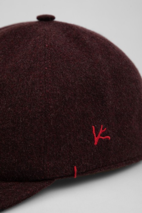 кепка  из кашемира спереди