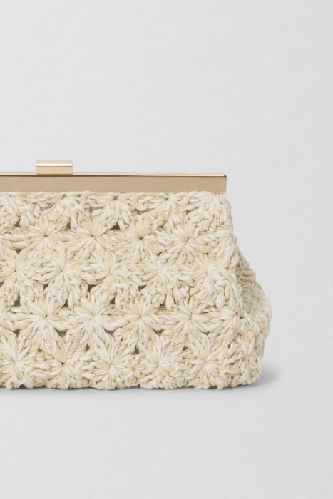 клатч fabiana fillippi из хлопка спереди