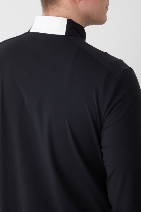 кофта спорт  модель из коллекции sr luxury tech из полиамида спереди