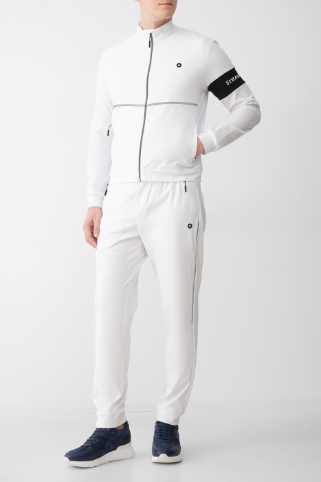 кофта спорт  модель из коллекции sr luxury tech из полиамида спереди