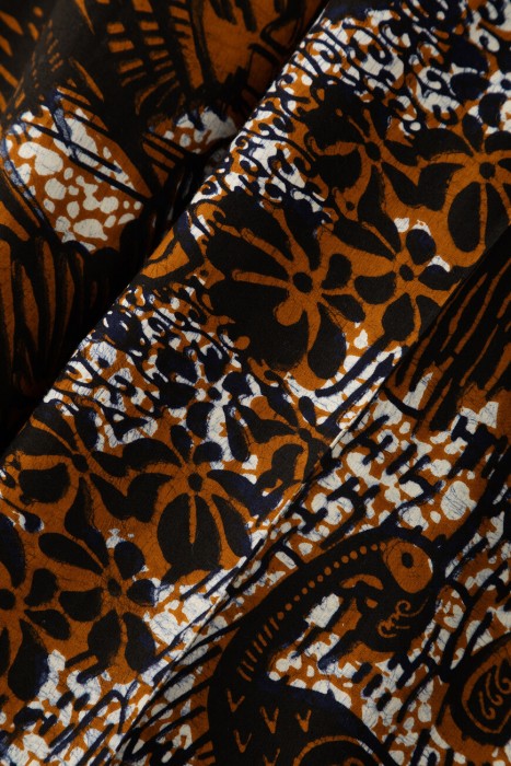 комбинезон  модель с принтом fauna из хлопка спереди