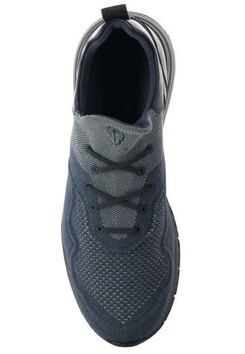 комбинированные кроссовки  из проверенных материалов спереди