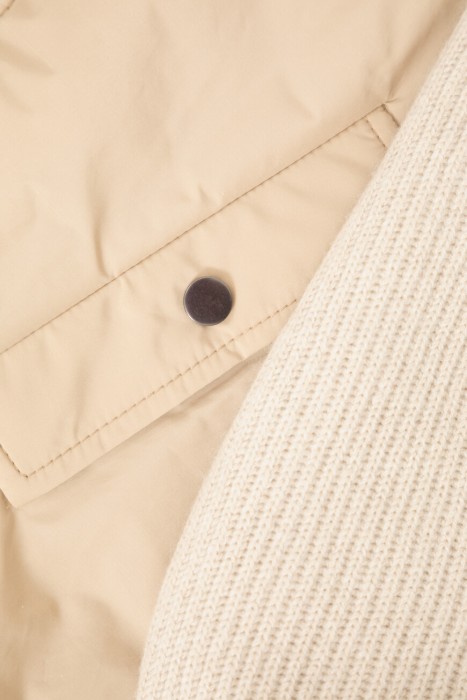 комплект из кардигана и жилета  для взрослого возраста с изнаночной стороны