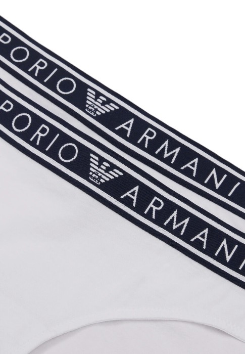 комплект трусов от бренда emporio armani underwear вид слева