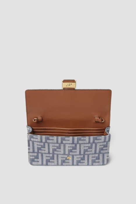 кошелек  модель baguette из льна спереди